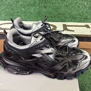 Balenciaga Men’s Trainers Track 2 Black & White Sneakers